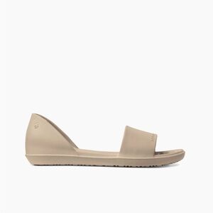 Stylish Beige Open-Toe Flats size 11 joybee Friday flat W11 gift